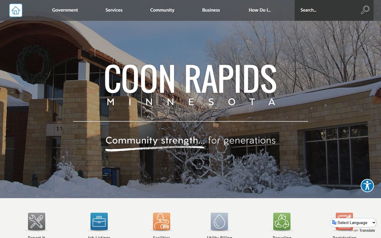 Coon Rapids deed records city website property resources