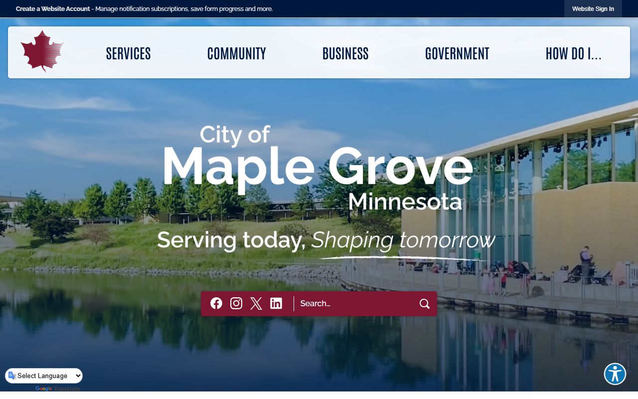 Maple Grove deed records city website property resources