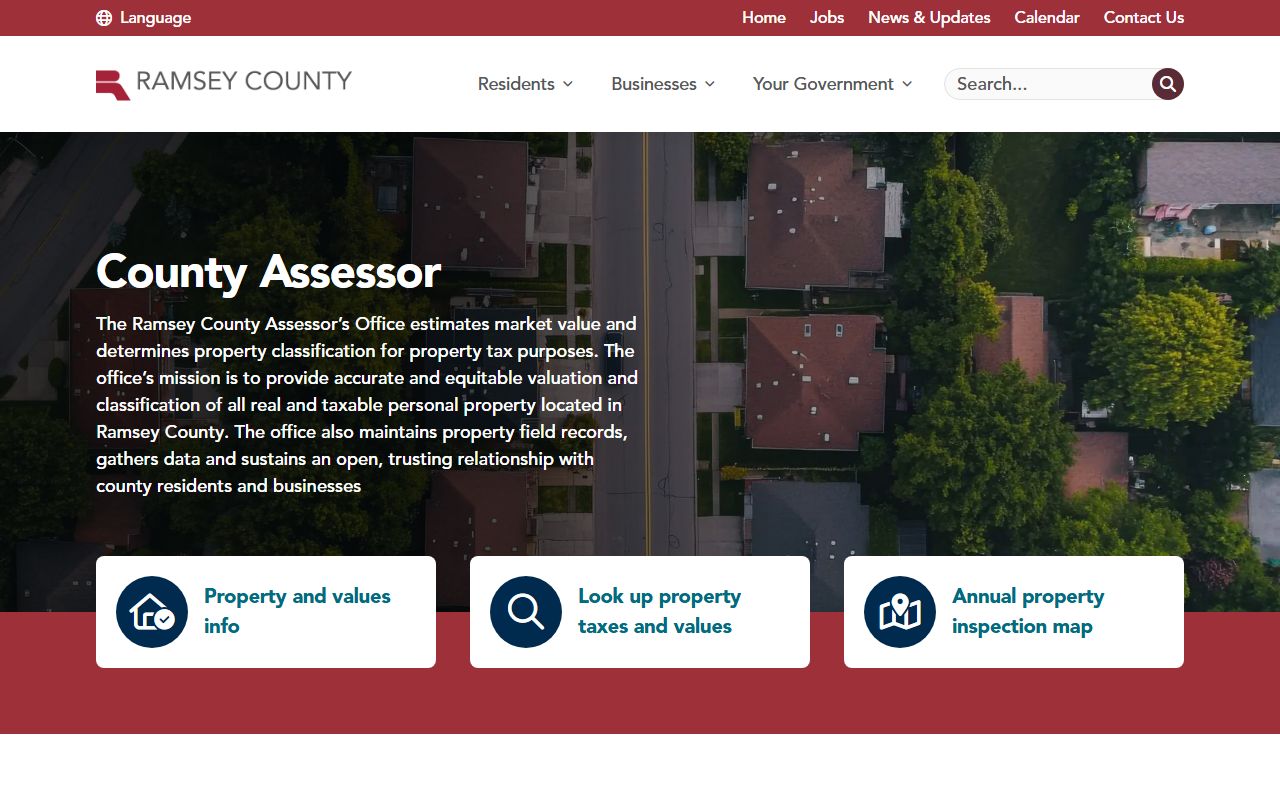 St. Paul deed records Ramsey County Assessor portal