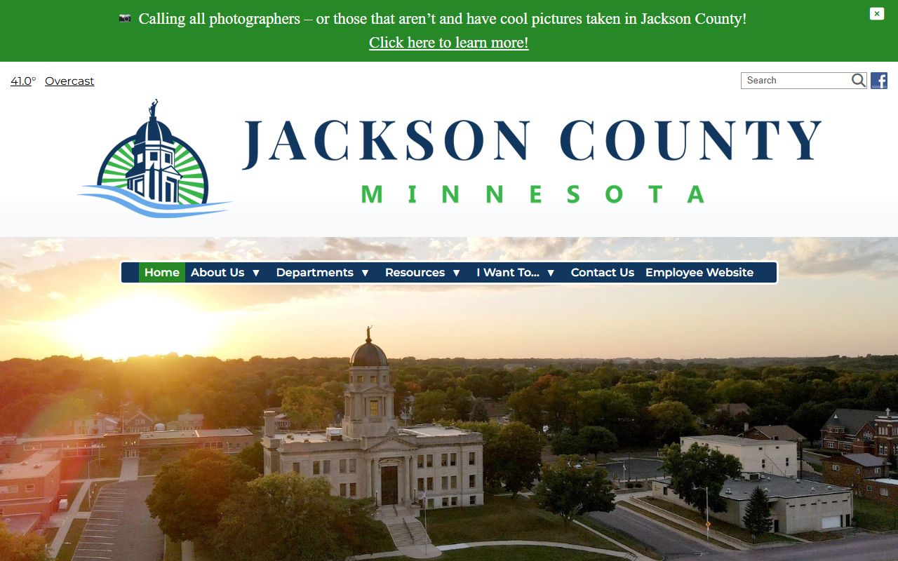 Jackson County Recorder website showing deed records and property search