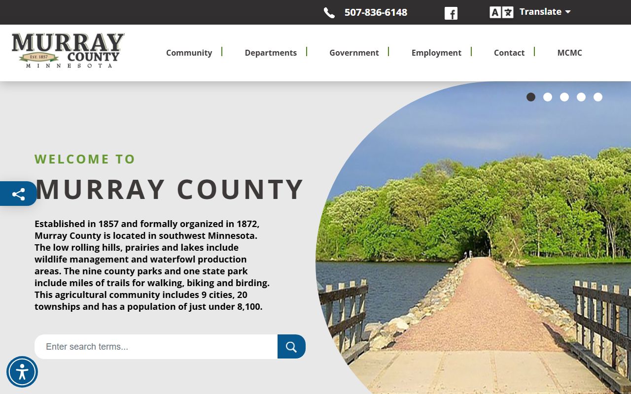 Murray County Recorder homepage