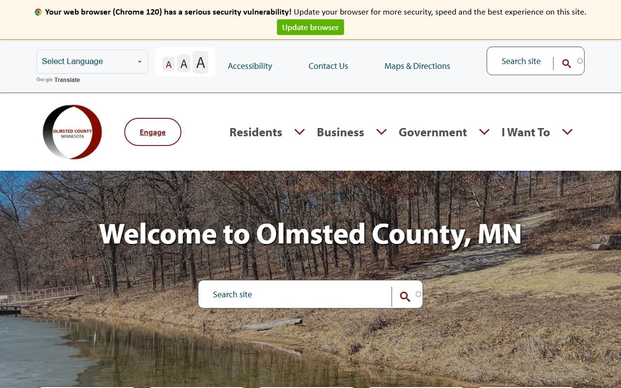 Olmsted County Recorder homepage