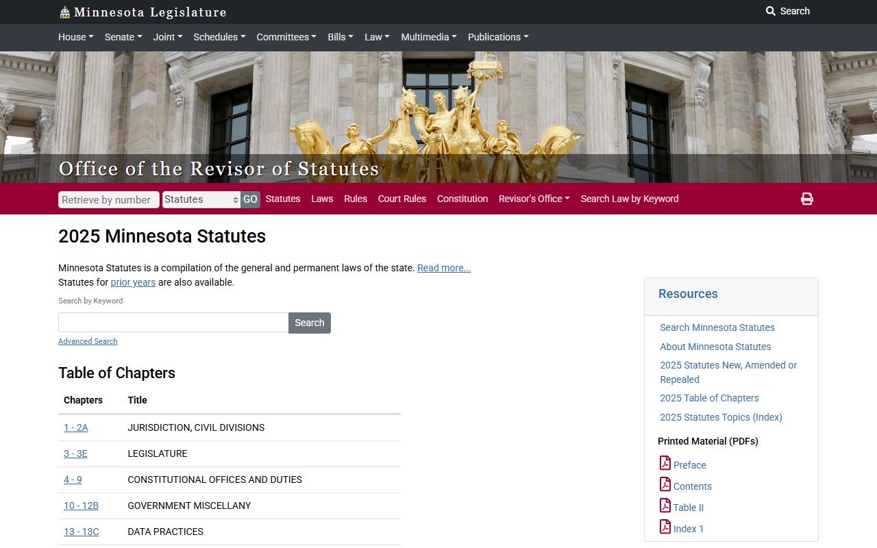 Minnesota Revisor of Statutes - deed records law reference